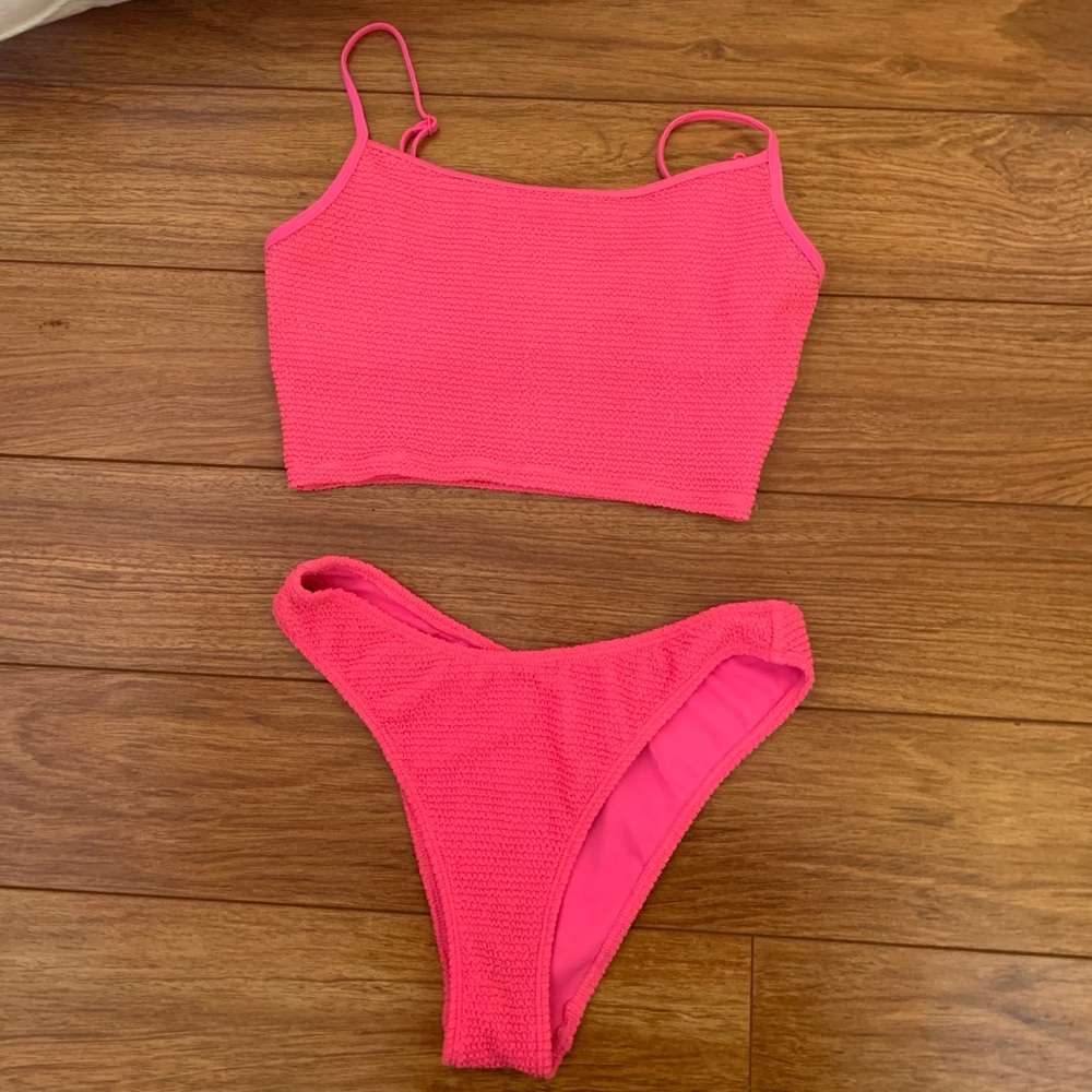 Pacsun Pink 2 pc swimsuit